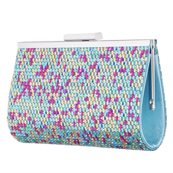 NWT Nina Winslet Clutch Multi - Picture 6 of 7